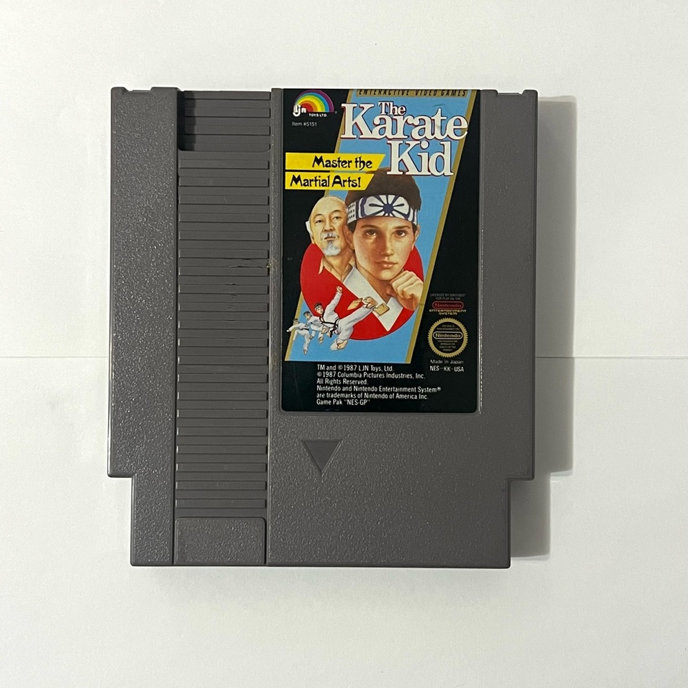 The Karate Kid (Nintendo NES, 1987) Tested Game Cartridge Only